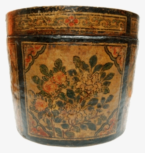 Wood Bread Box - Earthenware