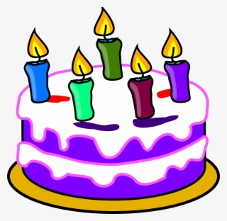 Birthday Cake Svg Clip Arts 600 X 586 Px