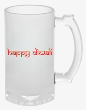 Diwali Greetings Frosted Beer Mug - Beer Mug Frosted Personalised