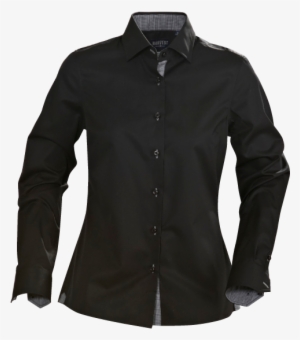 James Harvest Baltimore Ladies Shirts - Plain Black Flannel Shirt