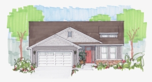 1,524 Sf Craftsman Style - Garage