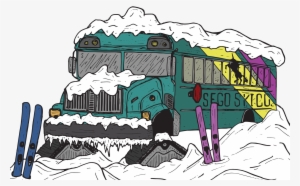 The - Ski Bus Cartoon