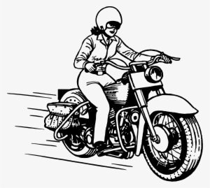 This Free Icons Png Design Of Lady On Motorbike