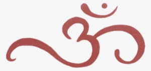 Red Om Image Only - Luke And Lilly Om Wall Sticker(pvc Vinyl,50cm X90cm)