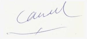 Firma Candel - Handwriting