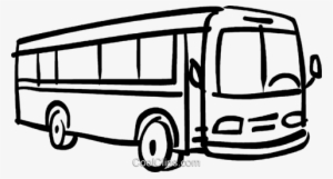 Bus Royalty Free Vector Clip Art Illustration - Clip Art Of Bus