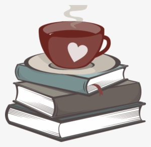 Coffee And Books - Stack Of Books Black