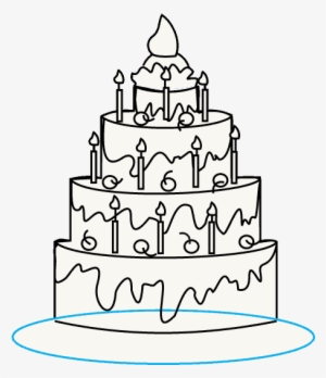 How To Draw Cake - Drawing