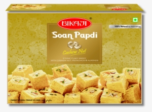 Soan Papdi With Cashew Nuts - Bikaji Soan Papdi Cashew