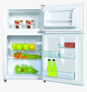 45625 Midea White Double Door Bar Fridge - Bar Fridge With Freezer