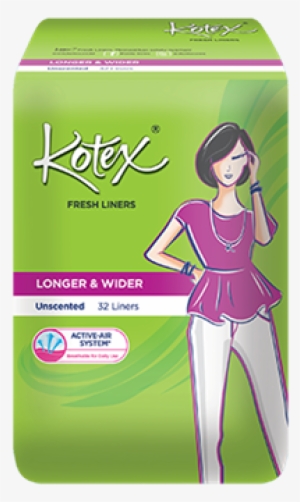 Kotex Fresh Liners - Panty Liner Kotex Longer And Wider