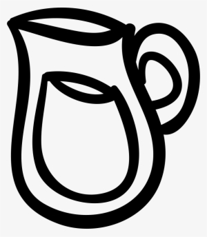 Drinking Water Jar Hand Drawn Tool Comments - Jarra De Agua Icono