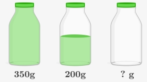 A Full Bottle Of Green Tea Weighs 350 Grams - Half Water Bottle Png