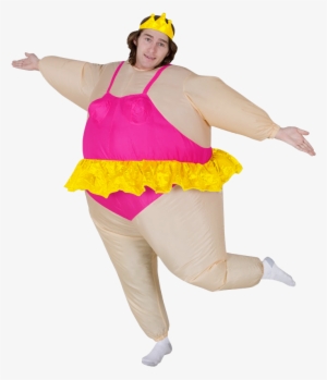 Clip Art Royalty Free Library Png Fat Lady Transparent - Halloween Costume For Women Men Inflatable Costume