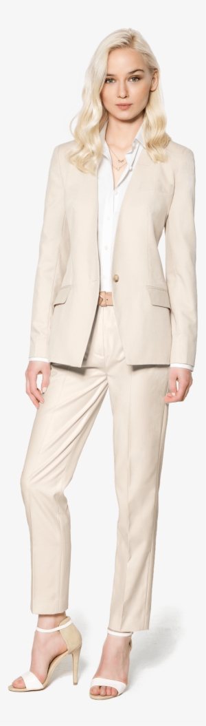 Beige Pantsuit For Women - Traje A La Medida Mujer