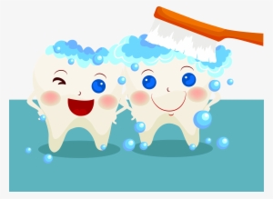 Dentistry Toothbrush Cartoon Teeth Transprent Png Free - Dientes Sanos Animados Png