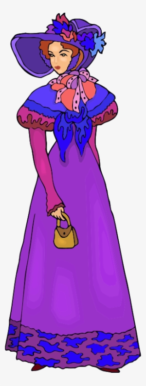 Mauve Clipart Elegant - Elegant Lady Clip Art