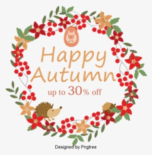 Cartoon Hand Painted Autumn Elements Design, Cartoon, - Painting