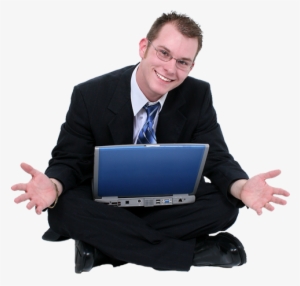 Man Laptop Transparent - African American Man Meditating