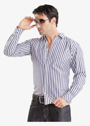 Dress Shirt Png Image - Рубашка В Полоску Мужская