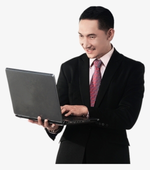 Orang Main Laptop Png