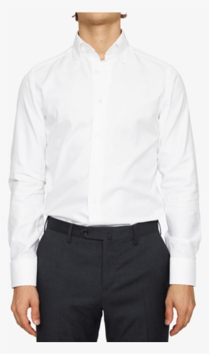 White Button-down Shirt Blue Label - Formal Wear