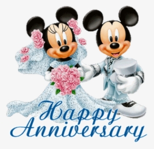 Clipart Stock Anniversary Vector Happy - Happy Anniversary Mickey And Minnie