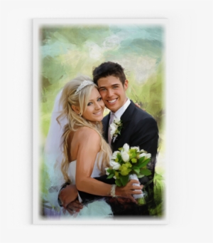 Hand Drawn Artwork By One Of Uniquely Canvases Artists - Thank You Card After A Wedding