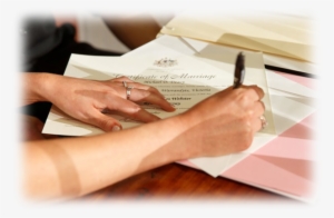 Signing - Writing