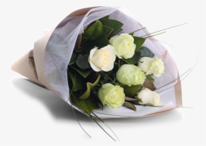 Cream And Green Rose Bouquet - Green