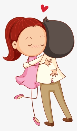 Clip Art Portfolio Categories 1designshop - Man And Woman Hugging Cartoon