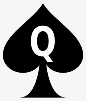 Png Black And White Stock Of Spades Clip Art At Clker - Queen Of Spades Png