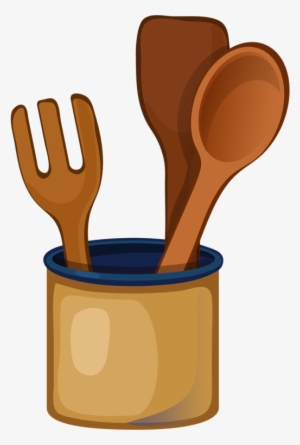 Png Clip Art - Wood Spoon Clipart