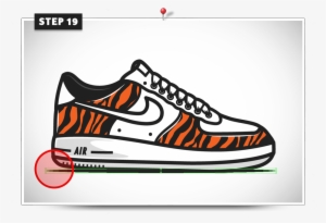 Musketon Tutorial - Nike Sneaker Cartoon Drawing