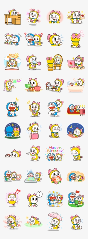 Doraemon & Dorami By Fujiko-pro - Pompompurin Telegram Stickers