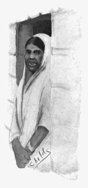 Indian Lady In Doorway - E-book