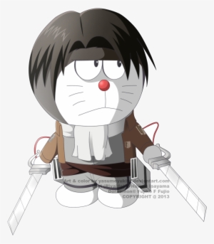 Levi 'rivaille' Images Leviemon Hd Wallpaper And Background - Doraemon Attack On Titan