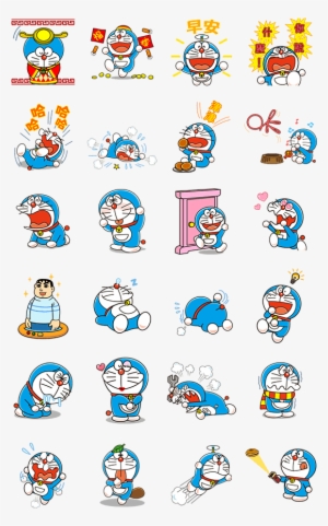 Sticker Line Doraemon Animated Stickers Line2me In - 哆 啦 A 夢 Line 貼圖
