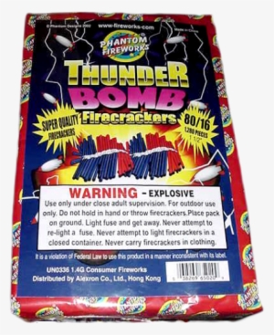 80/16 Firecrackers Thunder Bomb (case Pack - Thunderbomb Firecrackers