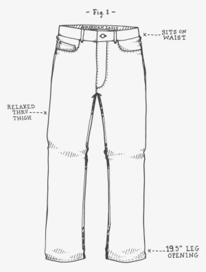 The Bootcut Jean Is A Classic - Drawing
