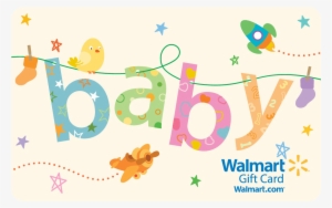 Walmart Gift Card Clipart Png - Walmart Gift Card For Baby