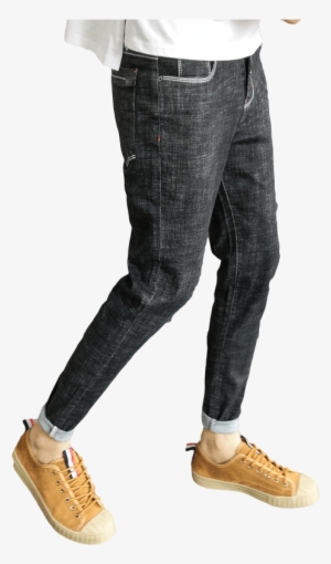 2018 Spring High Stretch Jeans Male Slim Korean Jeans - Pocket