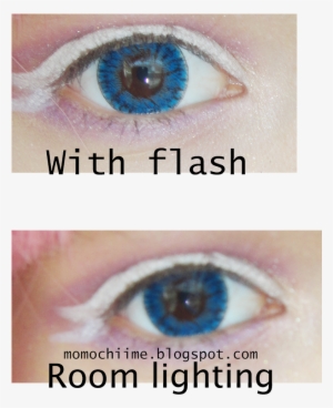 These Blue Circle Lenses Have An Intense Effect Against - Contact Lens