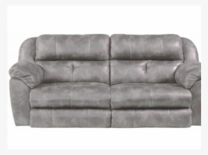 Ferrington Steel Power Head/foot Sofa - Steel Gray Power Reclining Sofa - Ferrington