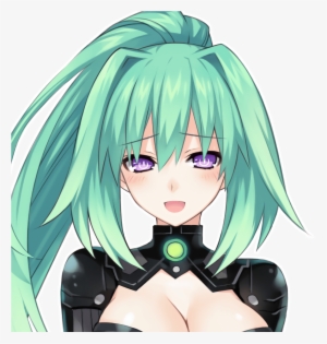 Hd Noire-green Heart Kissed - Hyperdimension Neptunia Green Heart Avatar