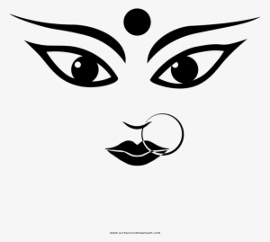 Durga Coloring Page - Jay Mata Ji Logo