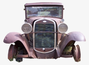 Vintage Cars, Casino - Old Car Front Png