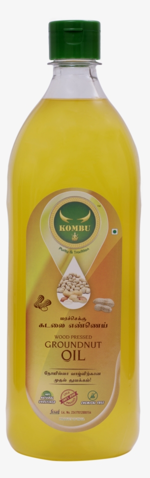 Kombu Wood Pressed Groundnut Oil 500ml - Anugerah
