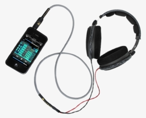 Phone With Earphones Png