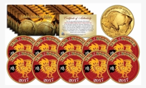 2017 Chinese New Year * Year Of The Rooster * 24 Karat